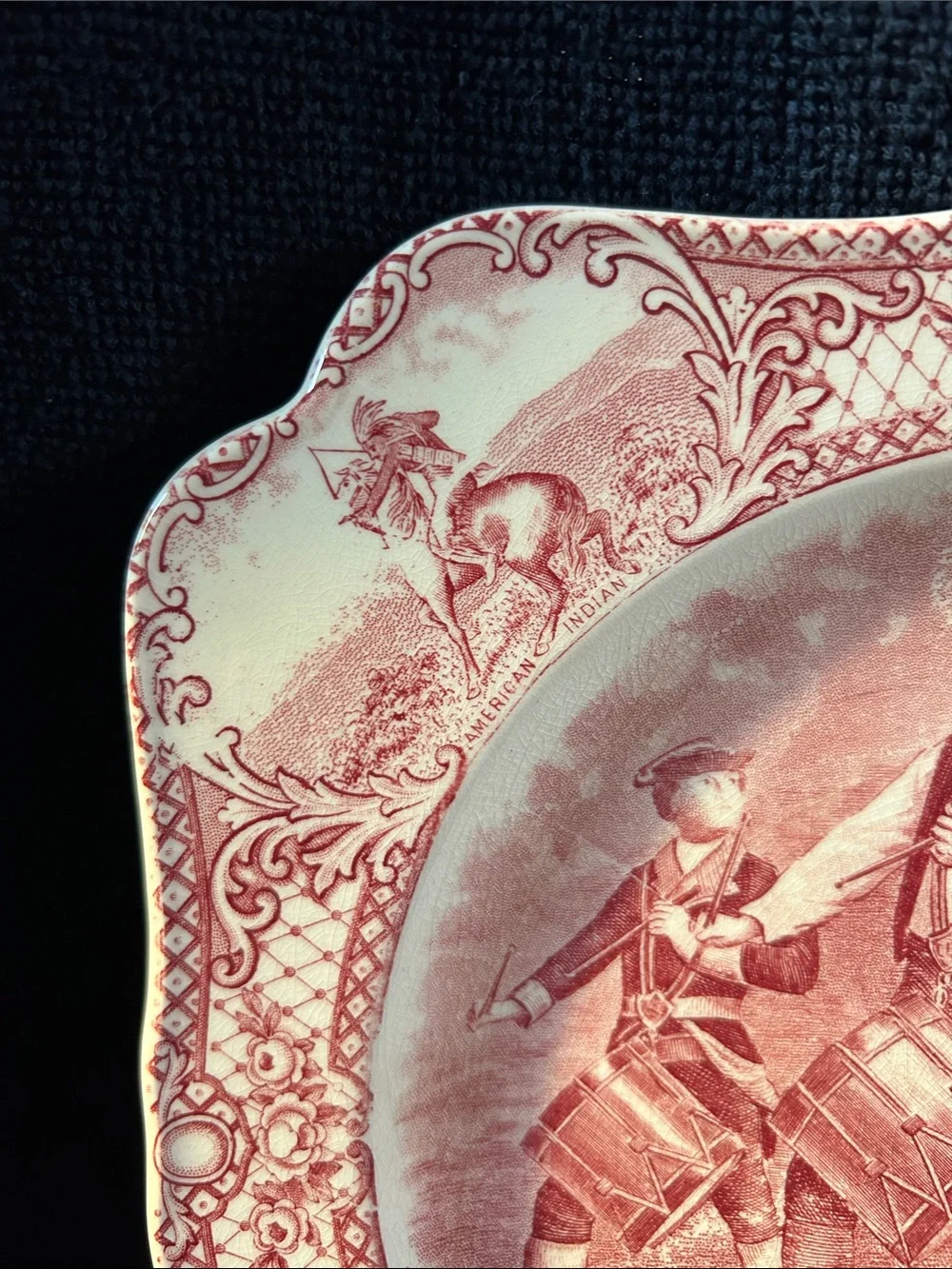 Crown Ducal England colonial times